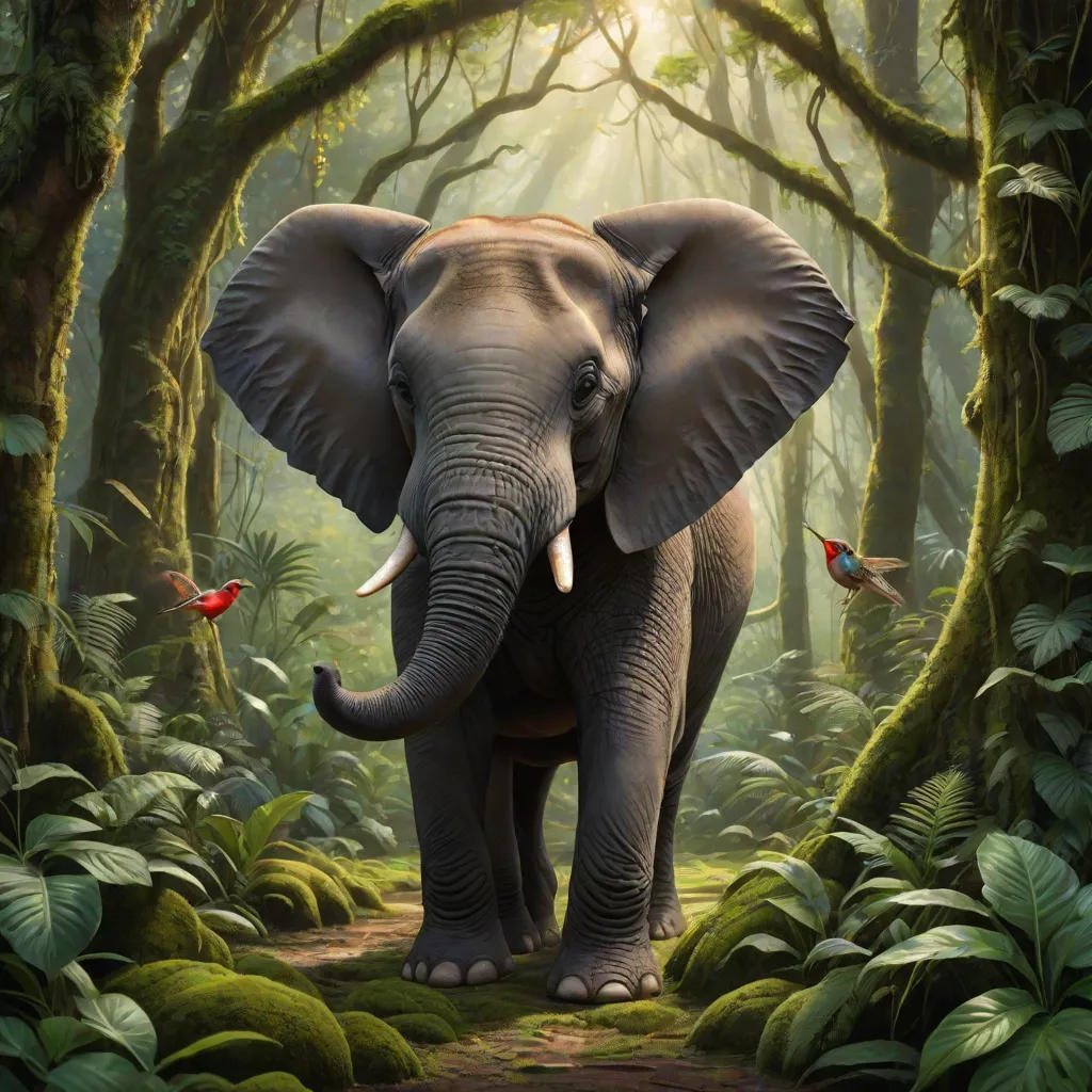 The Brave Little Elephant