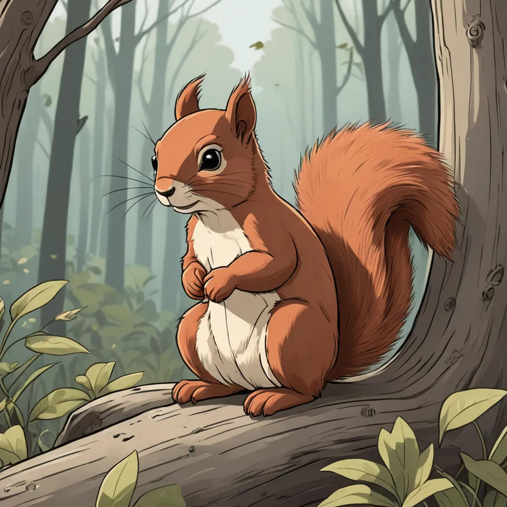 The Brave Little Squirrel