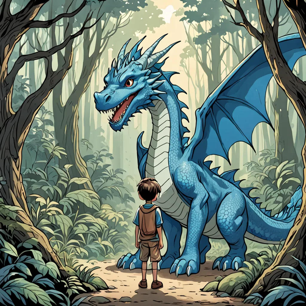 The Boy and the Blue Dragon