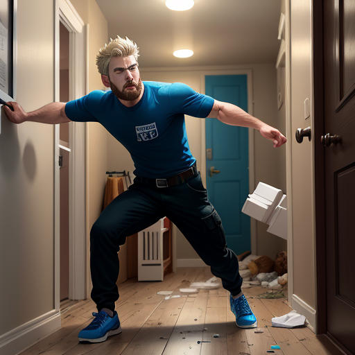 The Clumsy Burglar's Misadventure