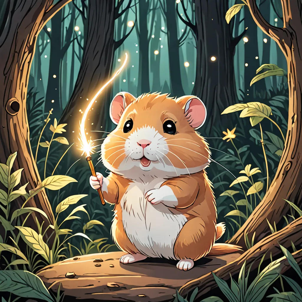 The Magical Adventures of Whiskers the Hamster