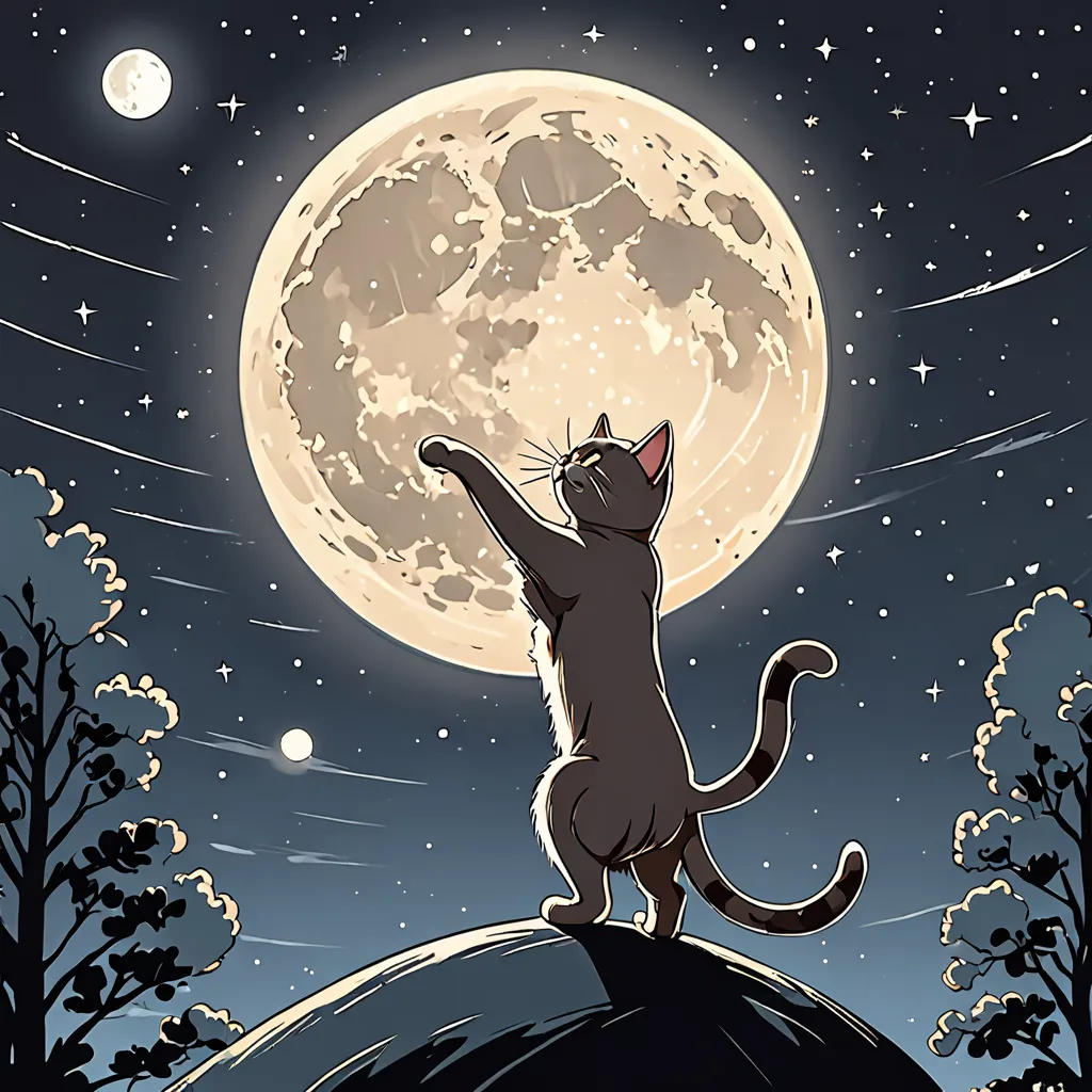 The Cat Who Loved the Moon