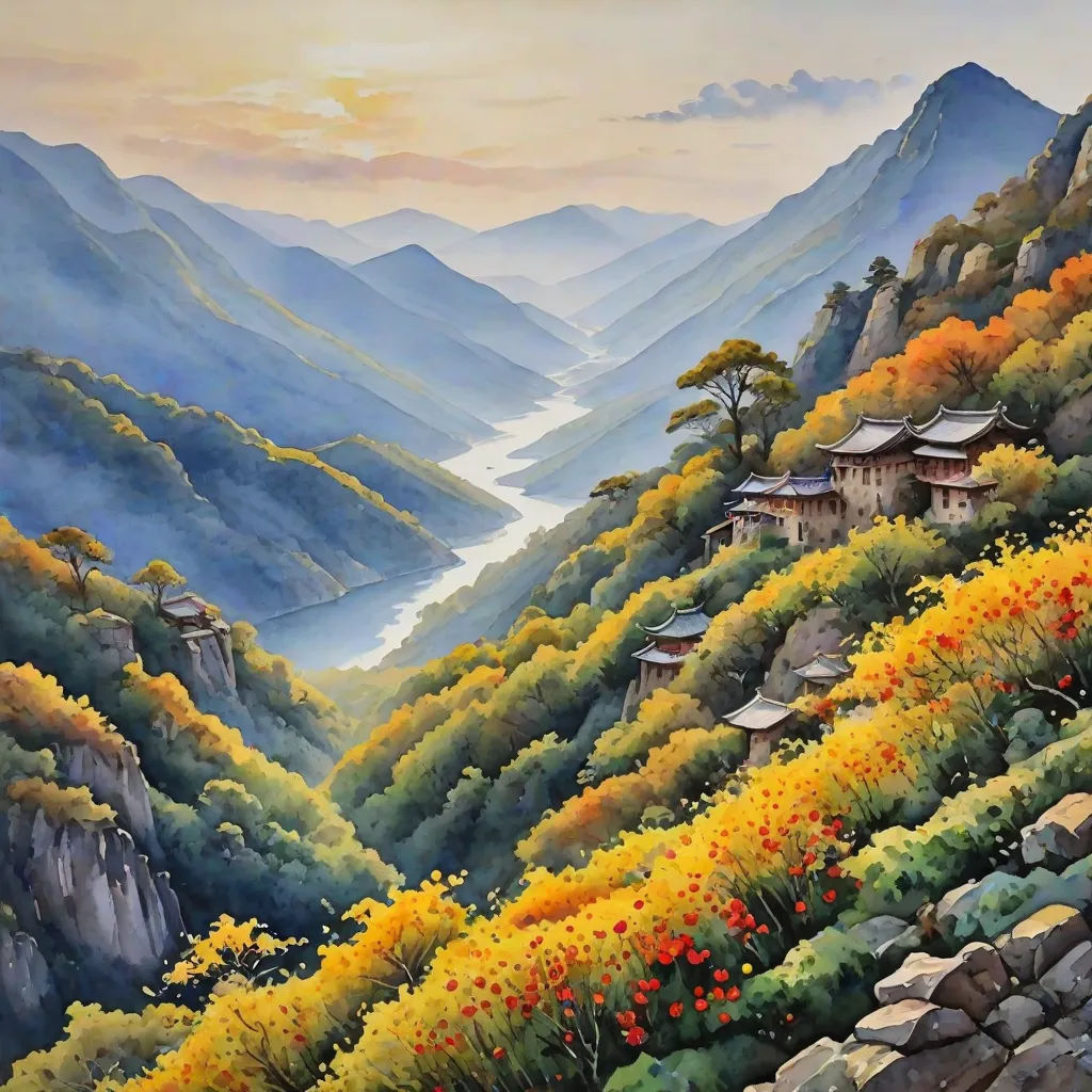 mountain landscape　山の風景 mountain landscape 山の風景