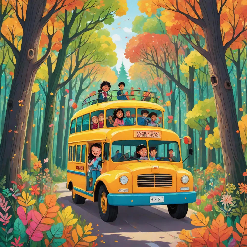 Aari and Arna's School Bus Adventure