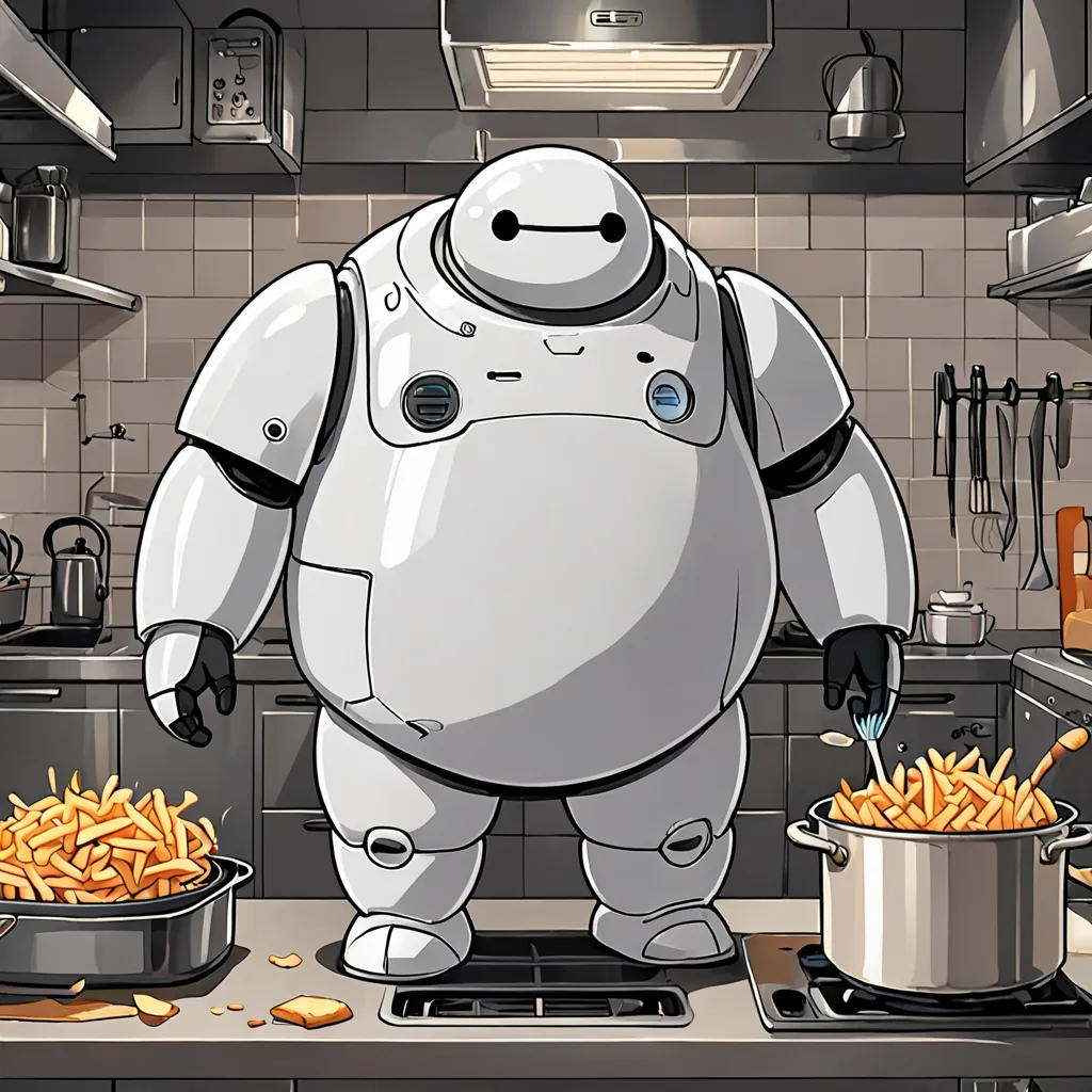 Baymax's Deep Fryer Adventure