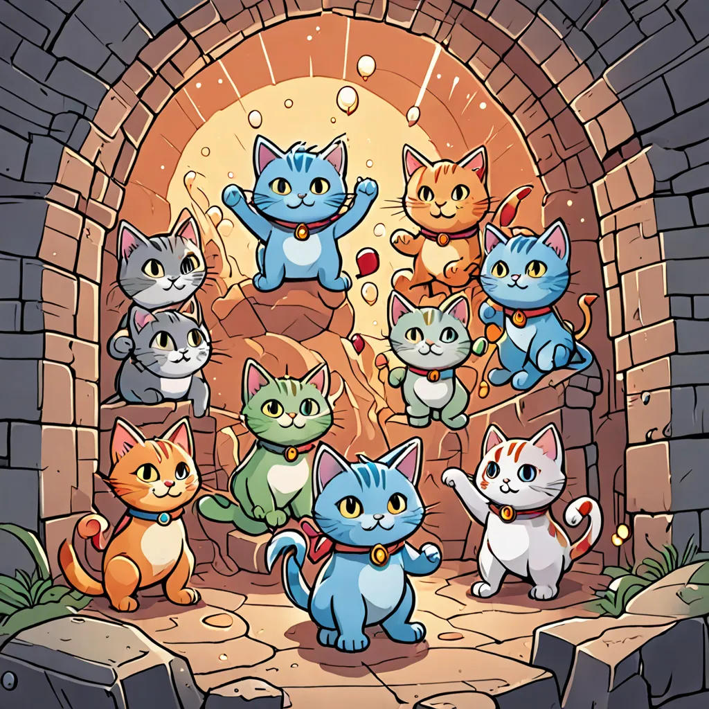 The Rainbow Kitties' Rescue Mission