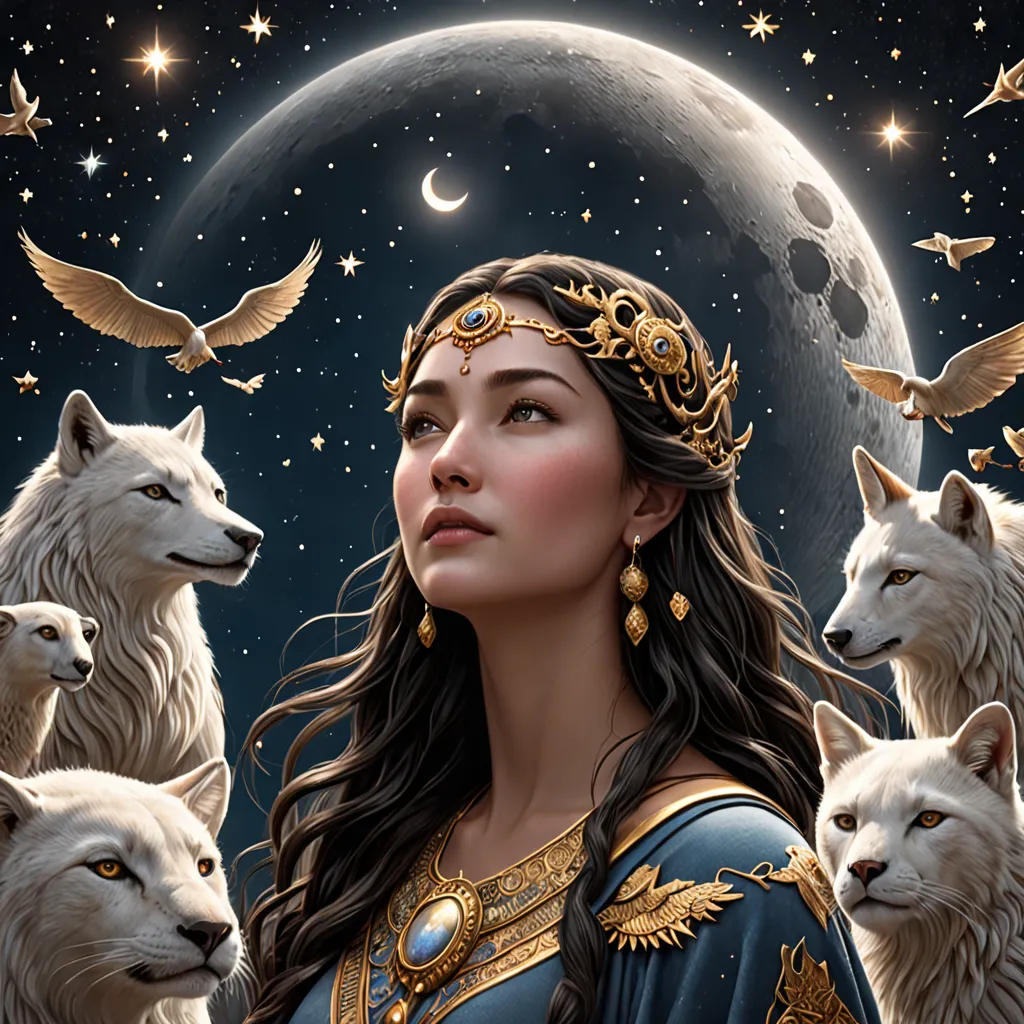 The Creation of the Moon Goddess
