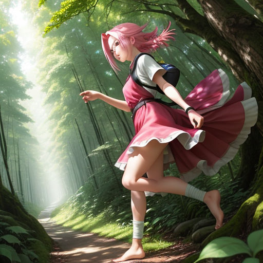 The Barefoot Adventures of Sakura Haruno