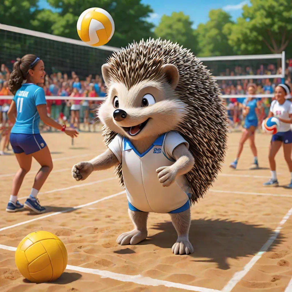 Hattie the Hedgehog's Volleyball Dream