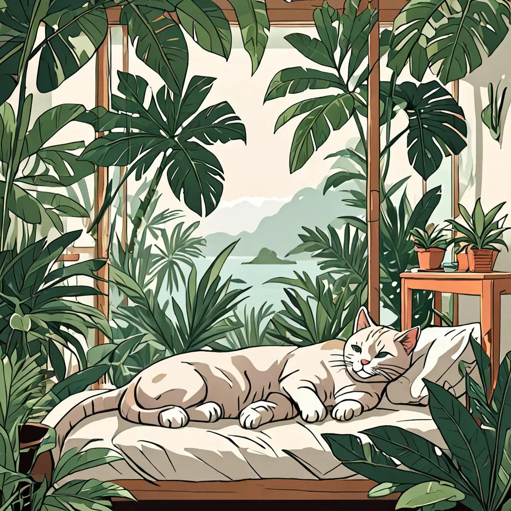 Catnap's Tropical Adventure