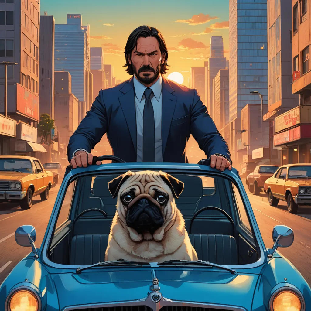 The Pug-Faced Pursuit