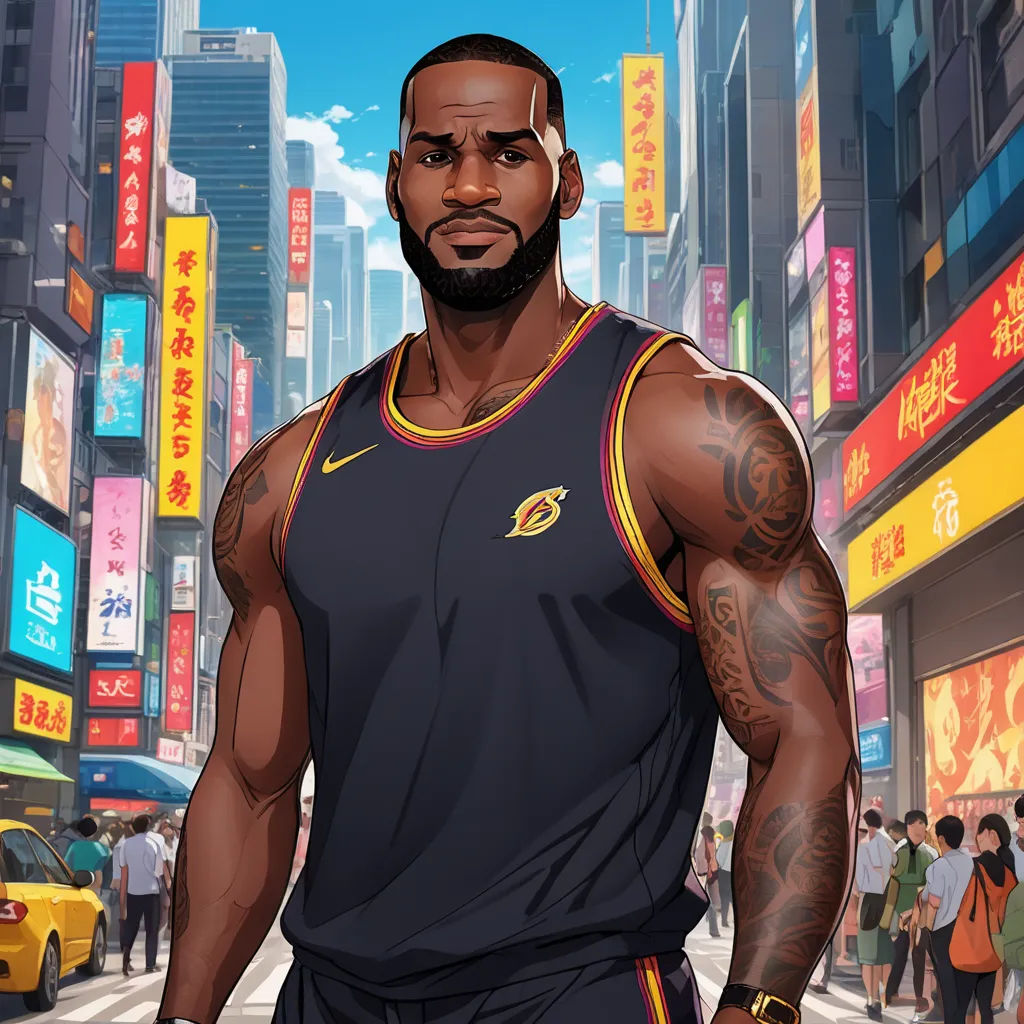 a man in a black jersey is standing in the street with a city background and a yellow taxi behind him, rayonism, concept art, Chris LaBrooy, city background