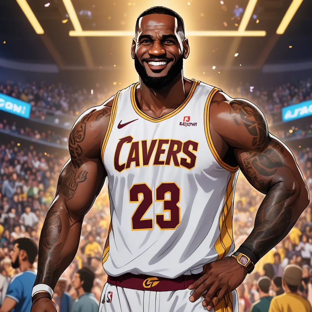 a man with a beard and tattoos standing in front of a crowd of people in a stadium wearing a jersey, process art, concept art, Chris LaBrooy, official art