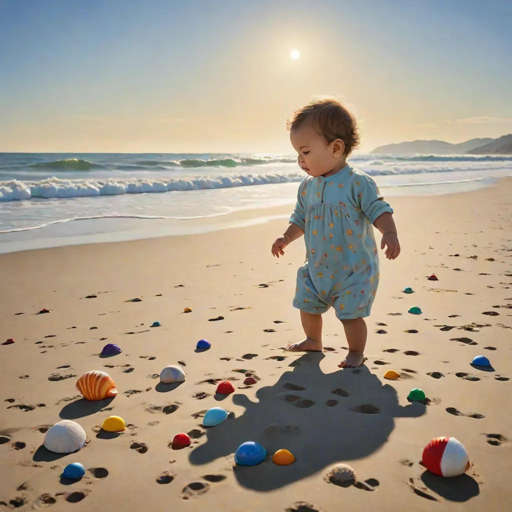 Baby's First Beach Day