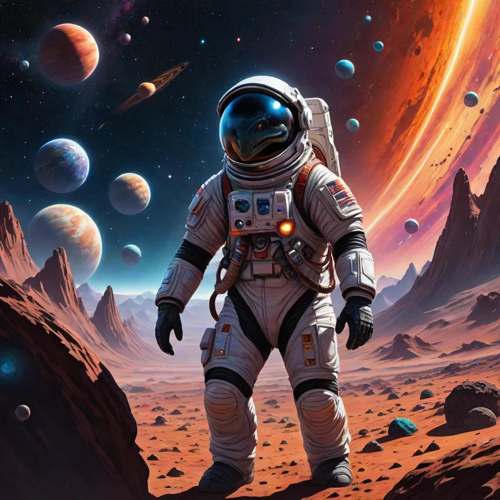 Dino in Space: A Coloring Adventure