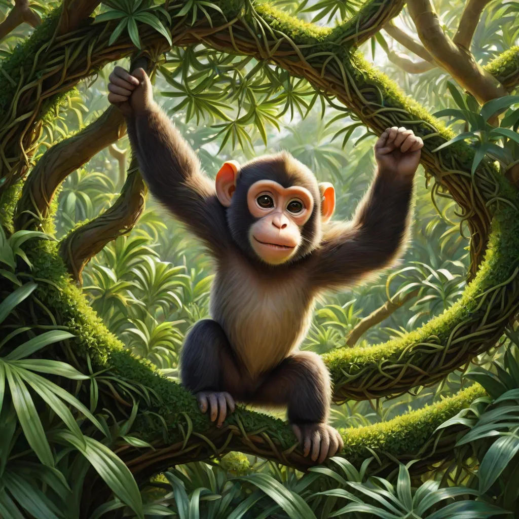 The Curious Adventure of the Monkey and the Monkey Puzzle Tree