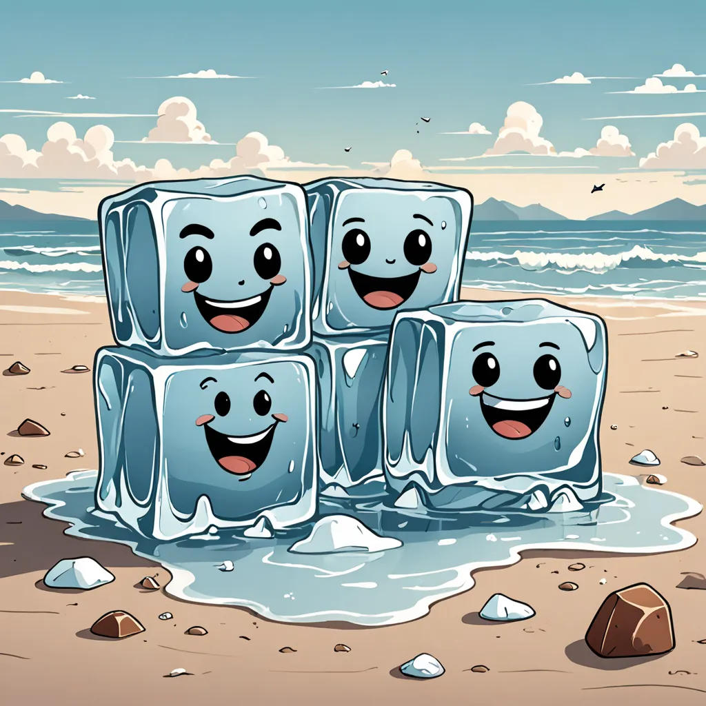The Melting Cubes Beach Adventures