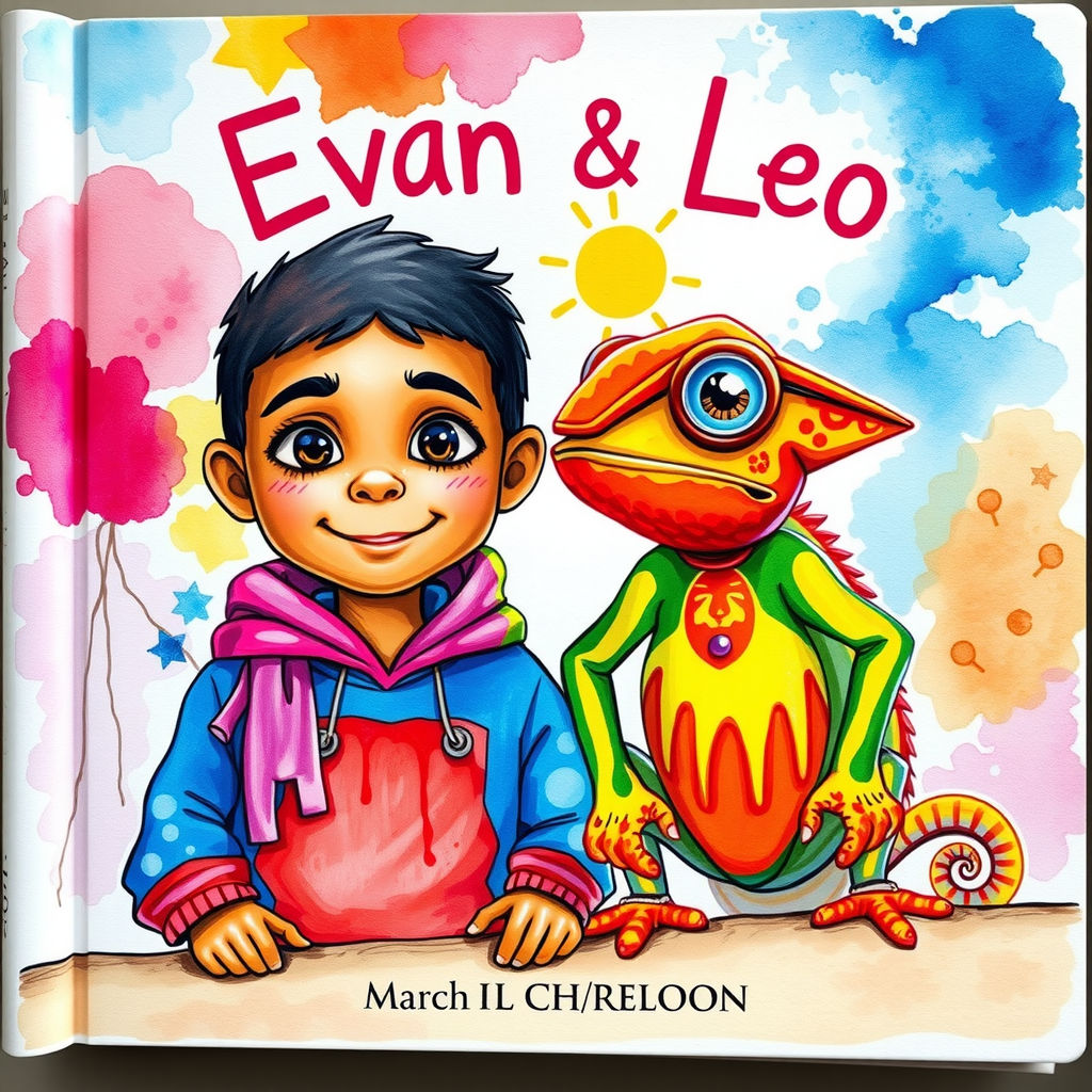 Evan e il Camaleonte dei Colori