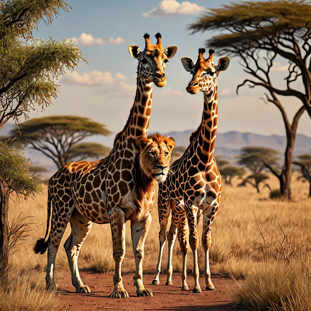 The Lion and the Giraffe