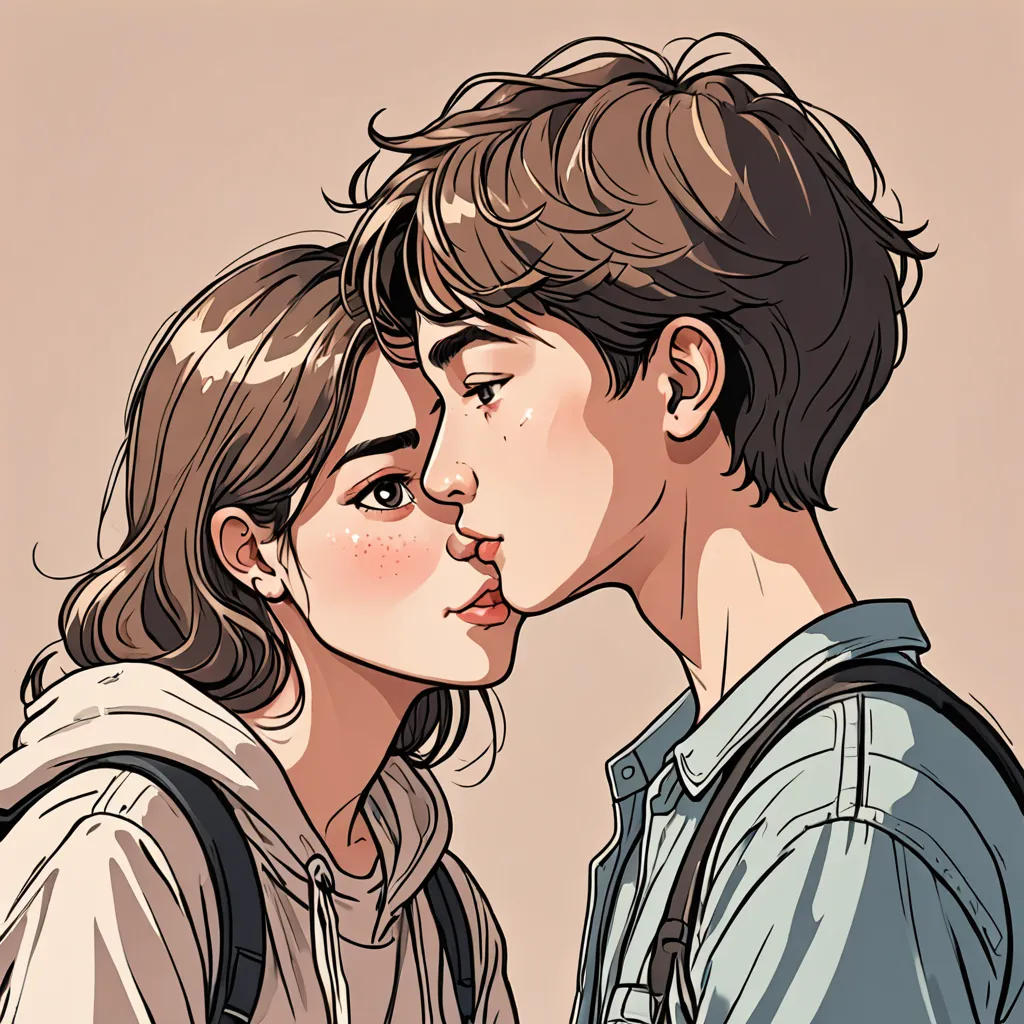 Unexpected First Kiss