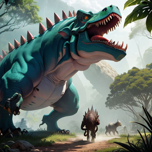 The Great Dinosaur Battle