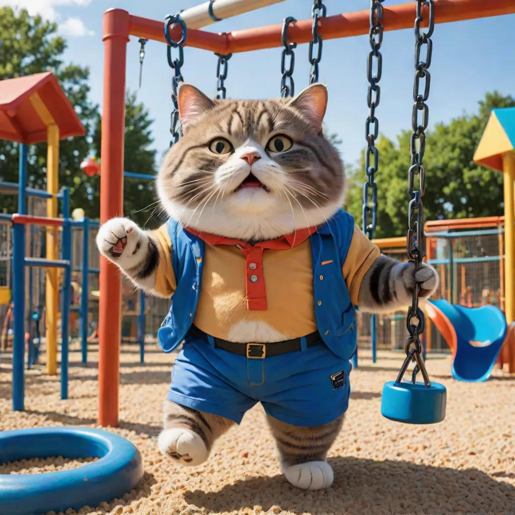 The Adventures of Mr. Whiskers in the Playground