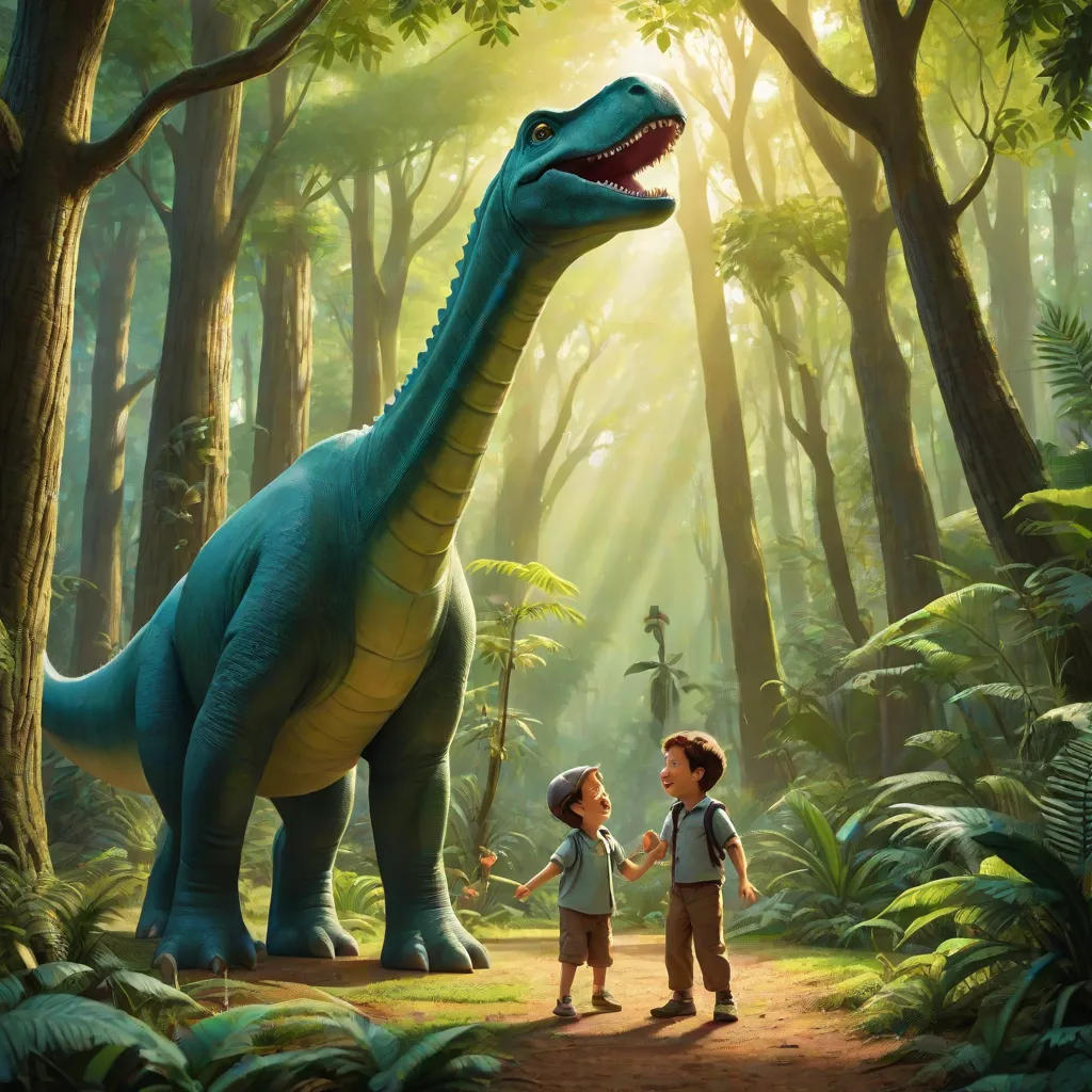 Theo and the Green Brachiosaurus