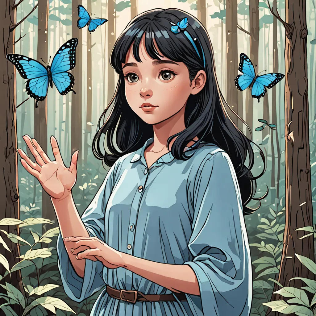 The Blue Butterfly's Secret