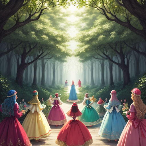 Princesses Enchanted Forest Ball em Jogos na Internet