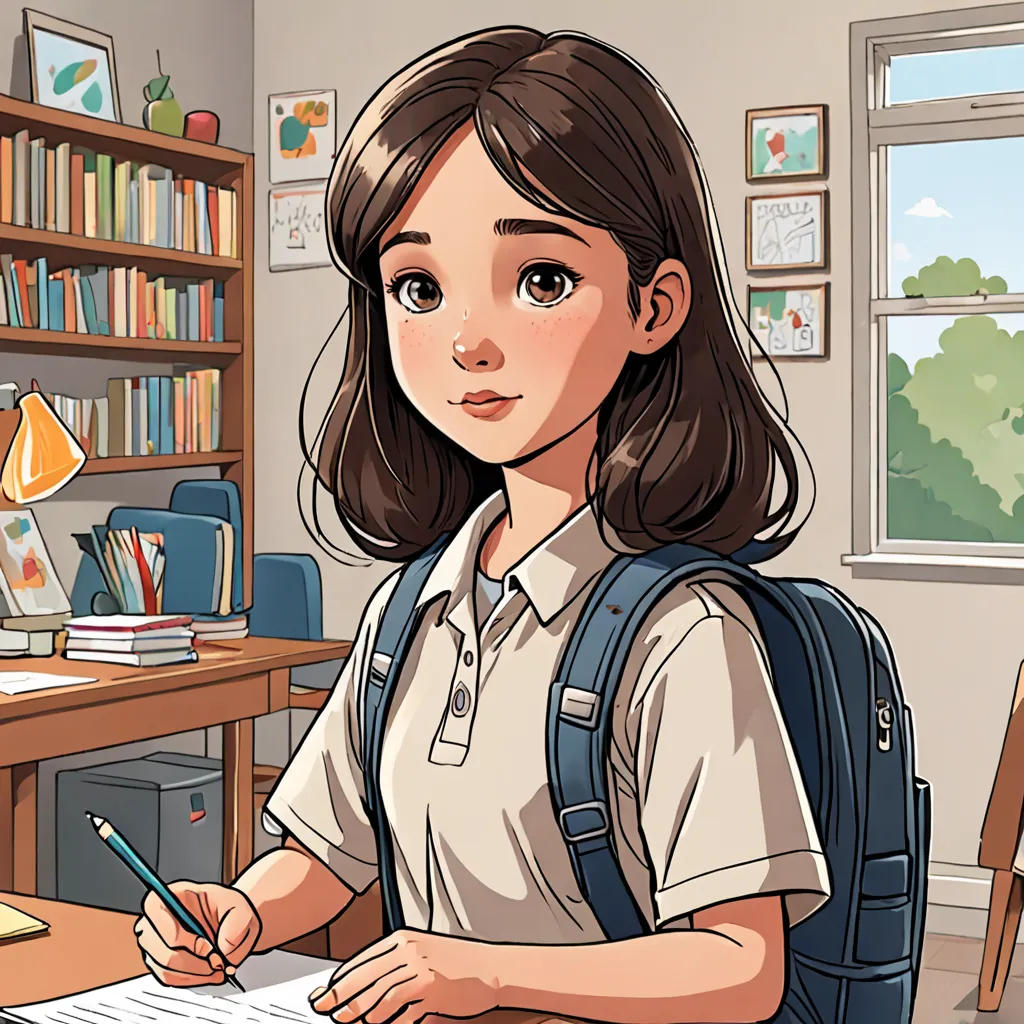 Mia's First Day of School