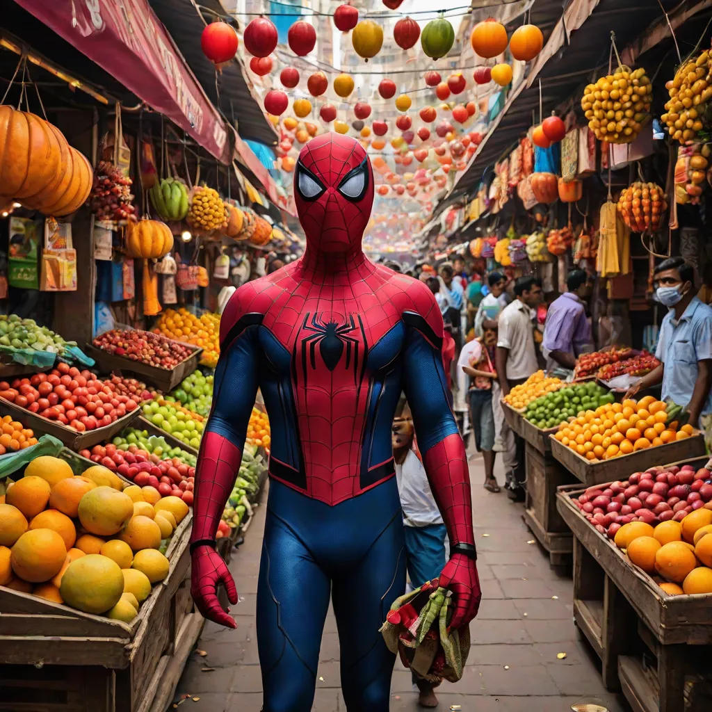 Aavya's Amazing Encounter with Spiderman