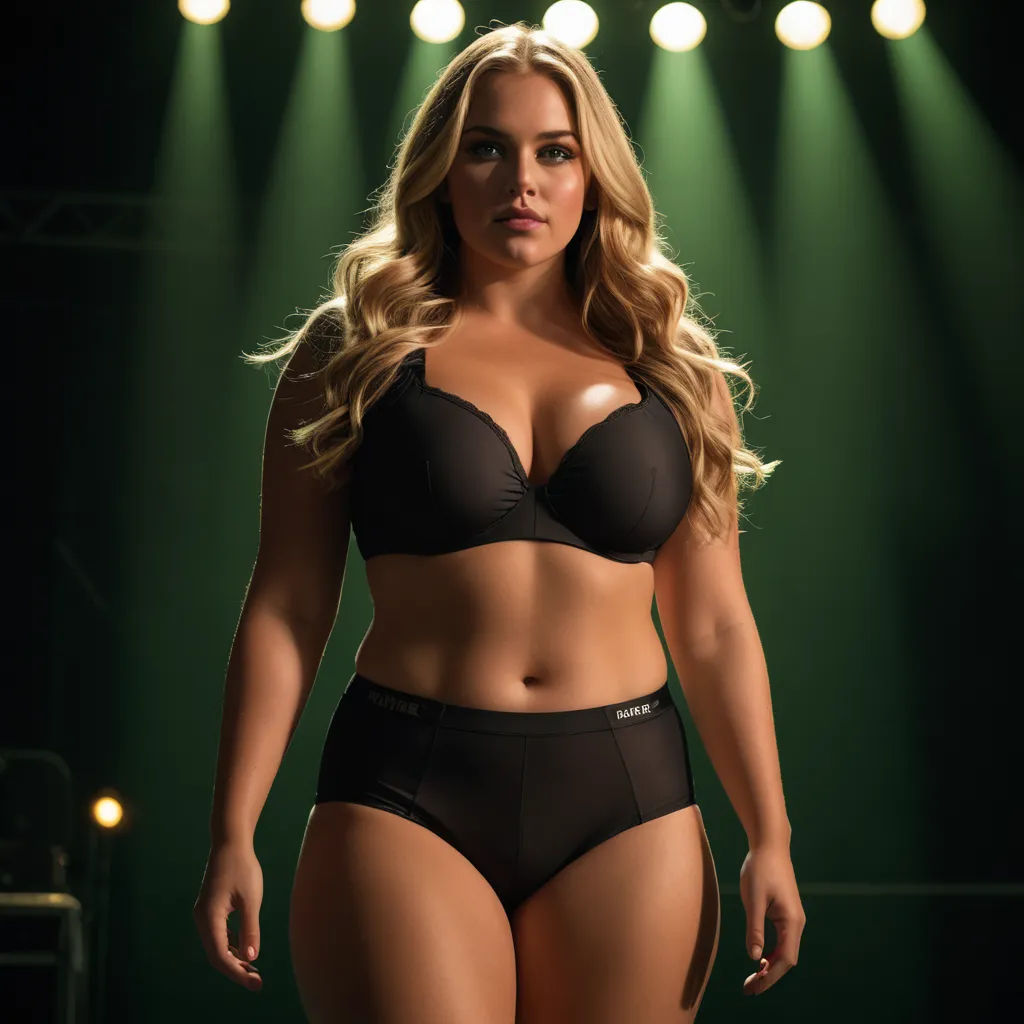 AI-Generated Plus Size Lingerie Models