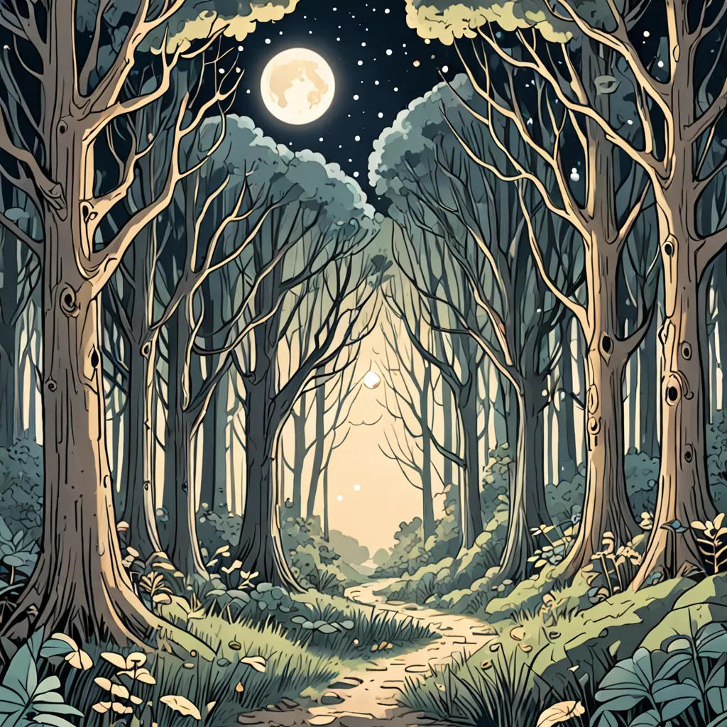 The Adventures of Luna and the Magical Forest: A Tale of Friendship and Courage