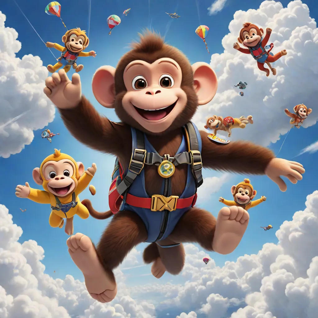 Chunky Chuckles' Skydiving Adventure