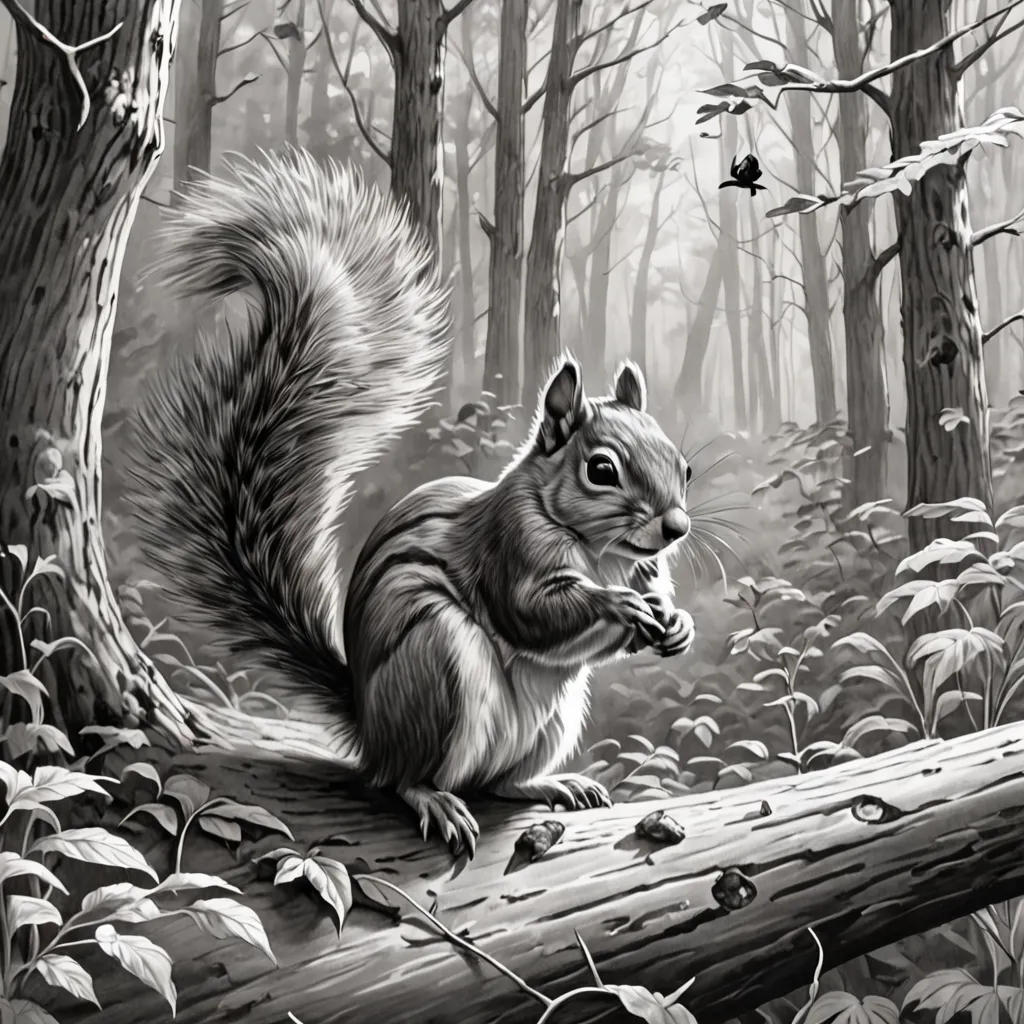 The Brave Little Squirrel