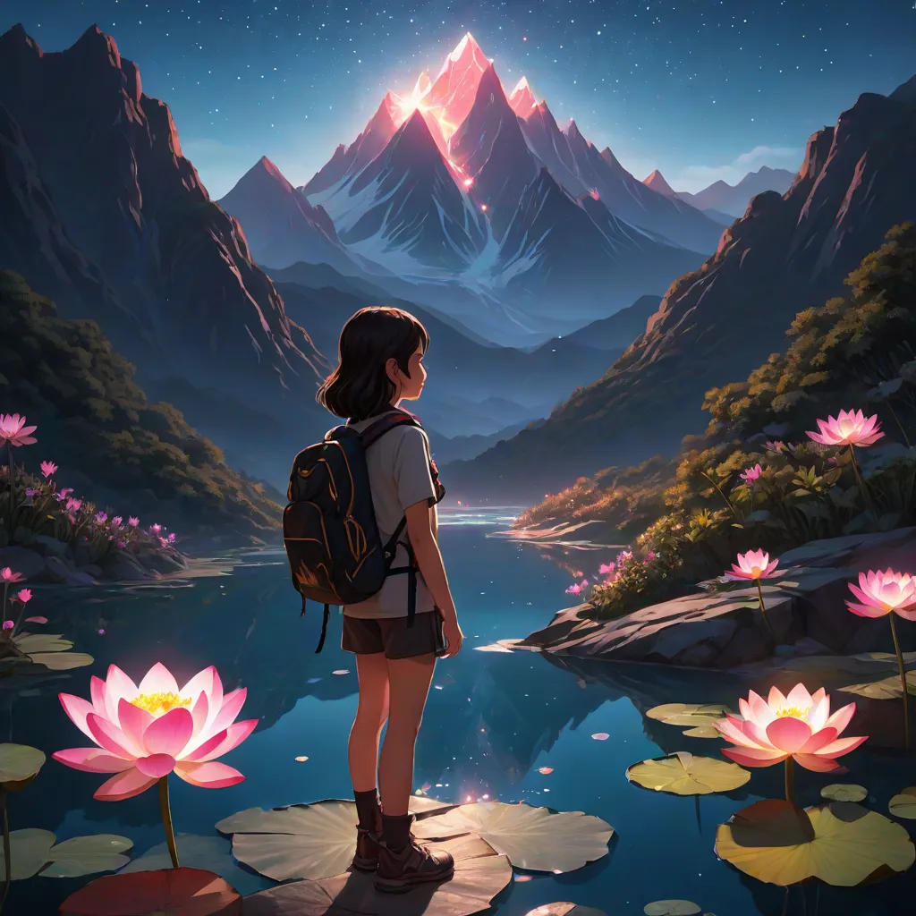 Elara and the Magical Lotus