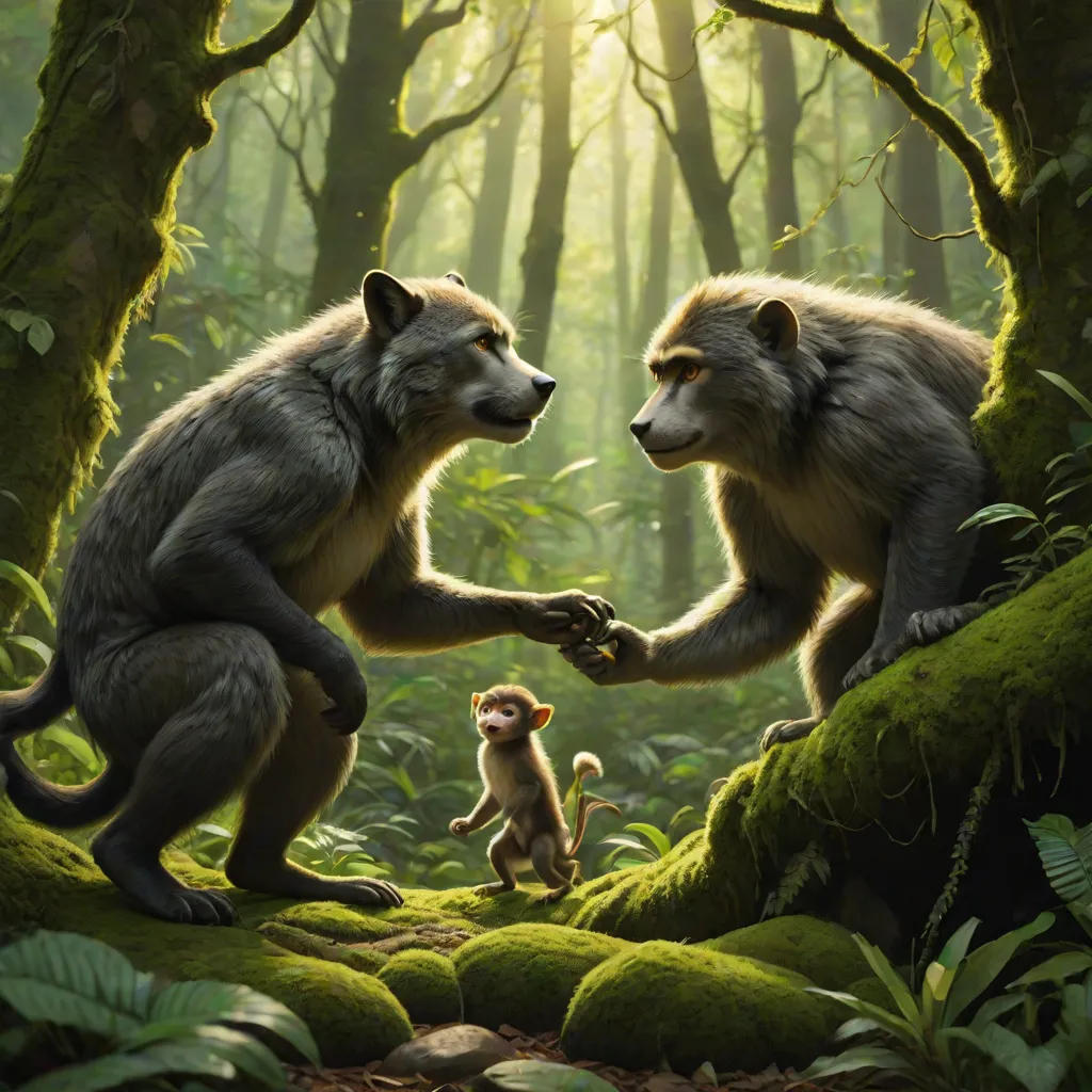 The Constant Quarrel of the Wolf and the Monkey