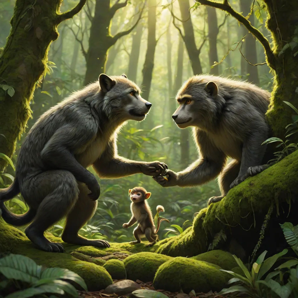 The Constant Quarrel of the Wolf and the Monkey
