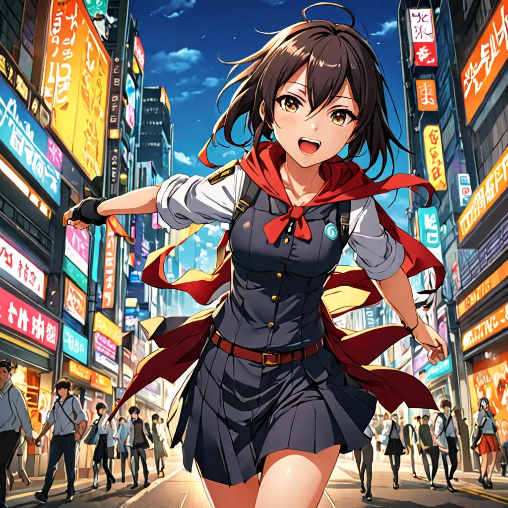 The Net-Clad Heroine