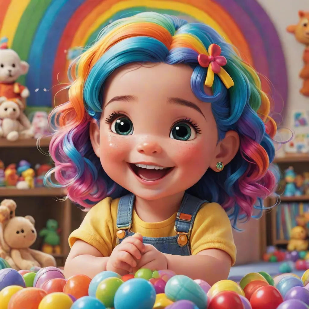 Pippa and the Rainbow-Haired Baby