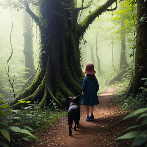 Ana and the Adventure with Her Dog