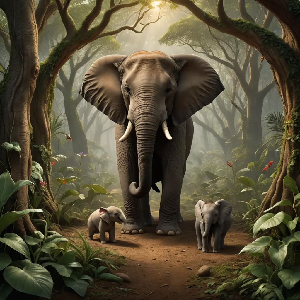 The Elephant's True Friends