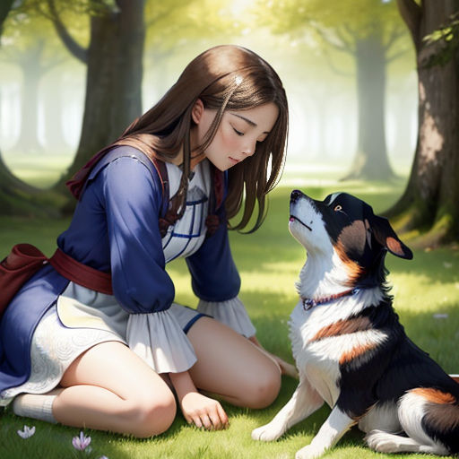 What's the story behind the anime dog with long hair? : r/OutOfTheLoop