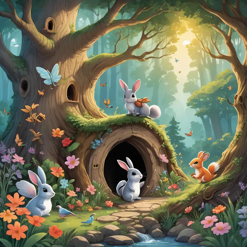 The Adventure of Friends in the Enchanted Forest