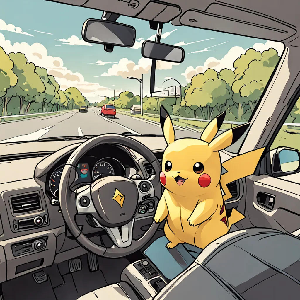 Pikachu's Driving Adventure