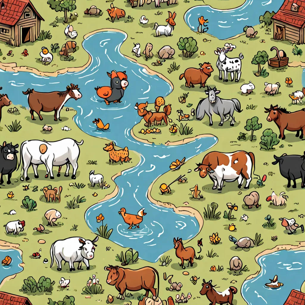 The Mischievous Farm Friends
