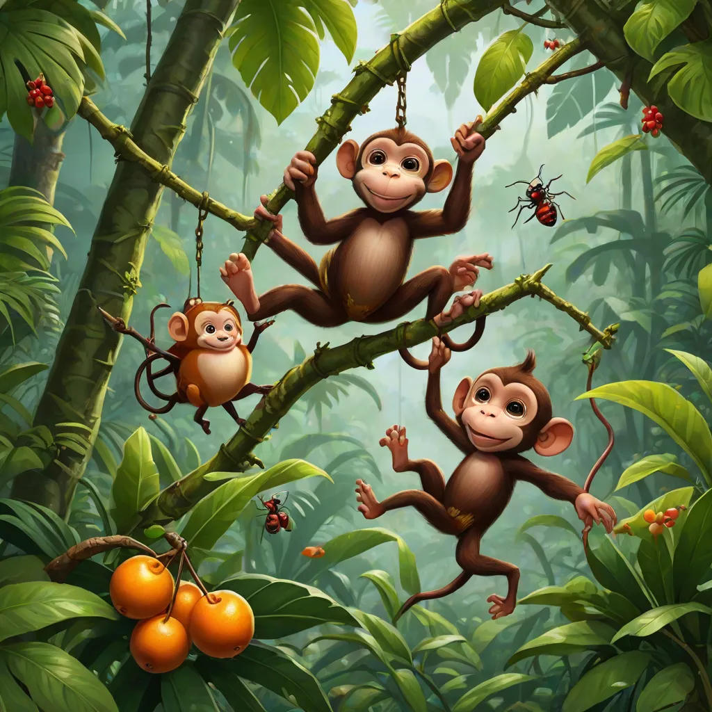 The Clever Monkey and the Diligent Ant