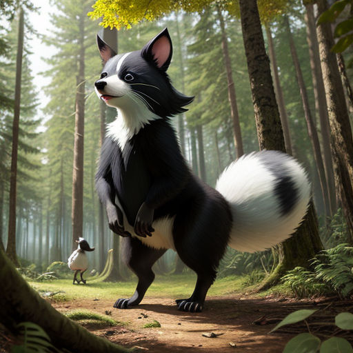 The Stinky Skunk Girl