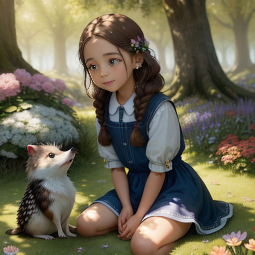Il riccio e la bambina