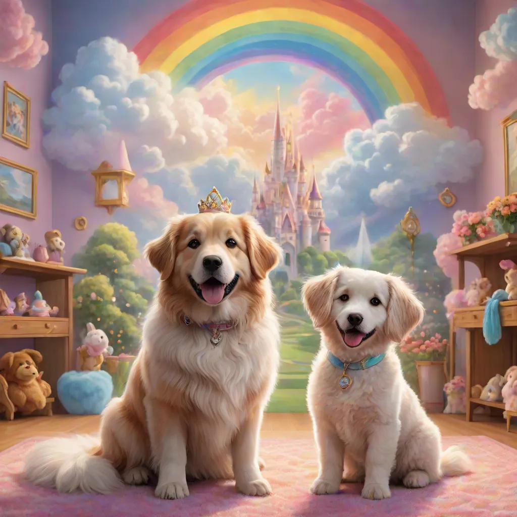 Fluffy the Dog and Princess Abigail